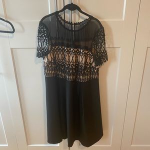 Eloquii Black A-line dress